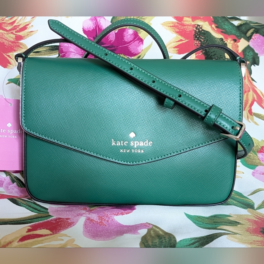 NWT Kate Spade Sadie  Crossbody Green Bean
